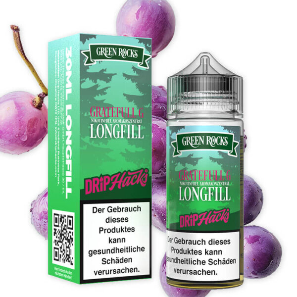 Drip Hacks Green Rocks Grateful G 30/120ml