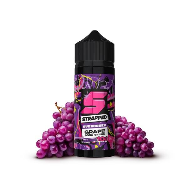 Strapped Overdosed - Grape Soda Storm 10/120ml Steuerware DE