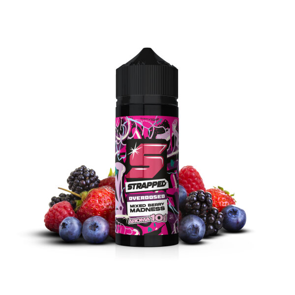 Strapped Overdosed - Mixed Berry Madness 10/120ml Steuerware DE