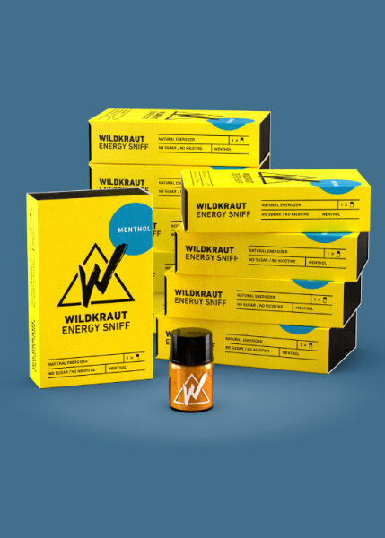 Wildkraut Energy Sniff Einzelpackung Menthol